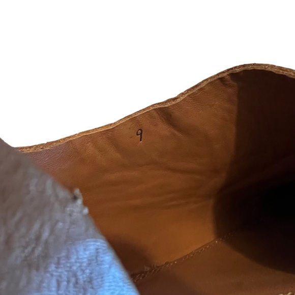 Marciante & Co EUC The Marie Leather Flat Cognac Brown Handmade Shoe Size 9 - Picture 10 of 10